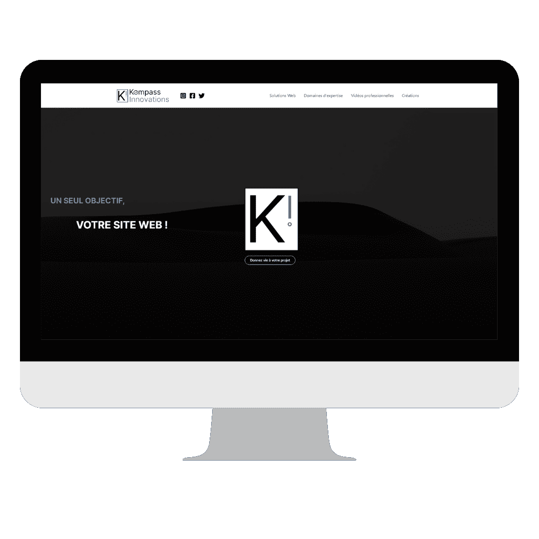 Site professionnel de KOMPASS INNOVATIONS réalisé par le développeur web freelance Guillaume JOS